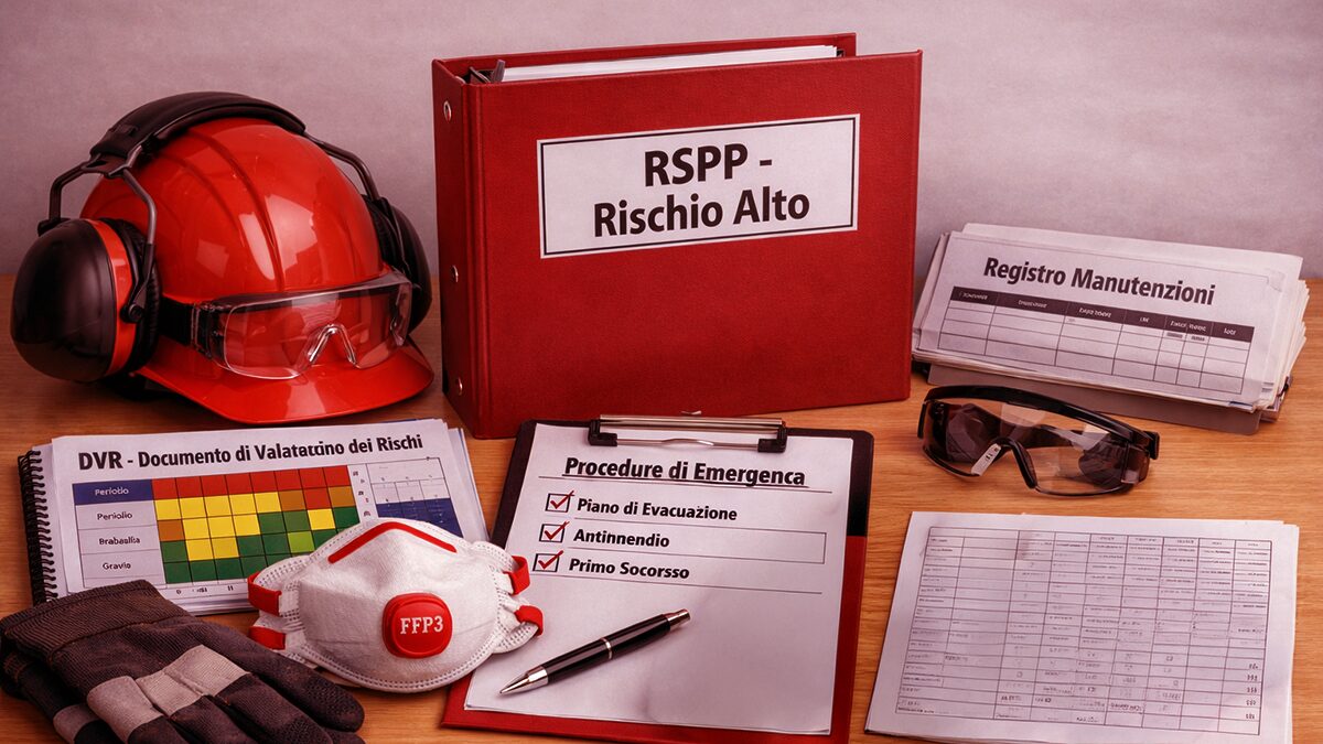 Responsabile del Servizio Prevenzione e Protezione (RSPP) DATORI DI LAVORO - RISCHIO ALTO