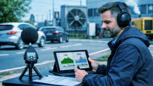 Valutazione e misura del rumore prodotto da differenti sorgenti in ambiente esterno