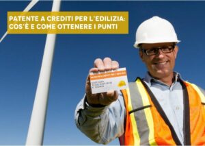 Patente a crediti per l'edilizia
