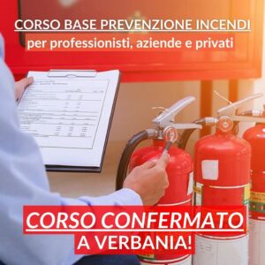 Corso abilitante in prevenzione incendi, confermato a Verbania